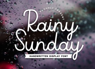 Rainy Sunday Handwritten Font 