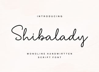 Shibalady Handwritten Font