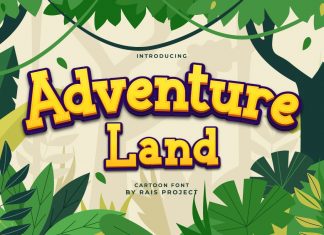Adventure Land Display Font