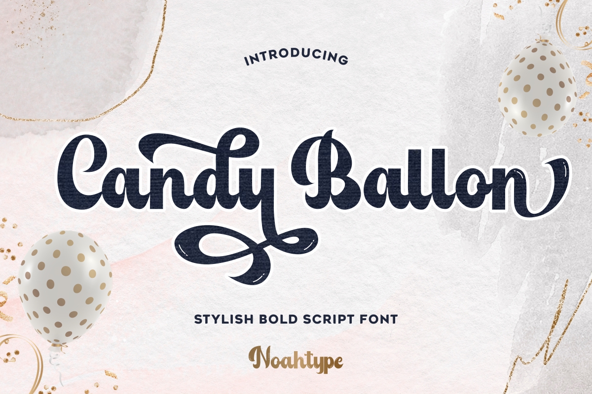 Candy Ballon Font - Befonts