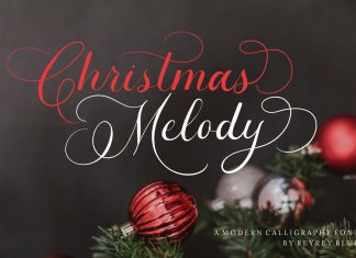 Christmas Melody Calligraphy Font