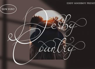 Derby Country Script Font