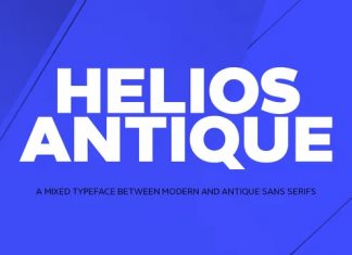 Helios Antique Sans Serif Font