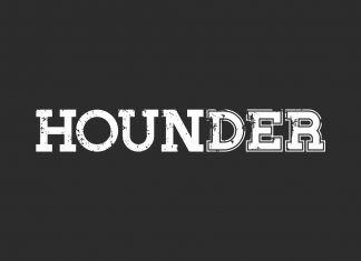 Hounder Display Font