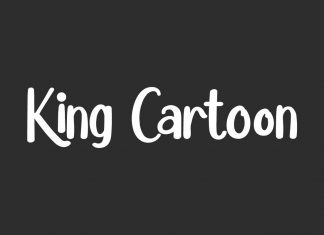 King Cartoon Script Font