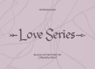 Love Series Display Font