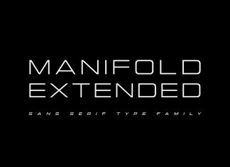 Manifold Extended Font
