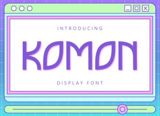 Komon Display Font