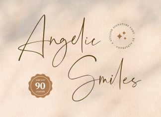Angelic Smiles Handwritten Font