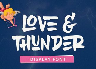 Love & Thunder Display Font