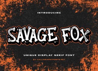 Savage Fox Display Font