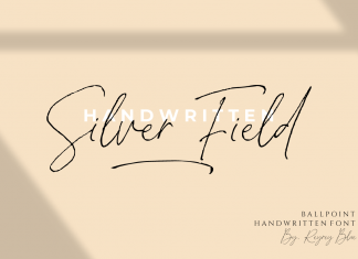 Silver Fields Handwritten Font