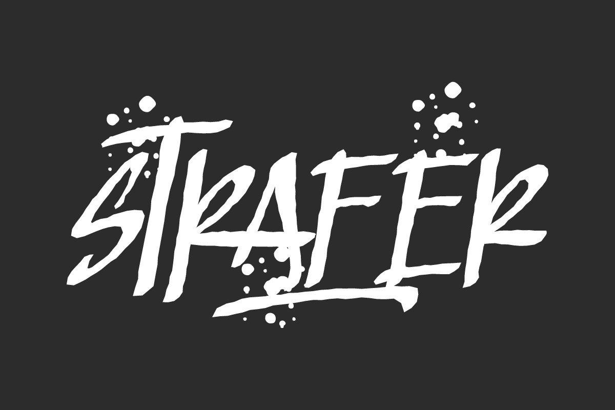 Strafer Display Font