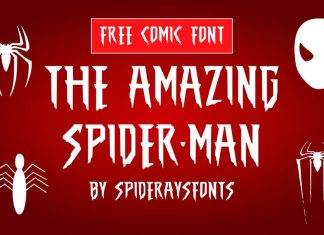 Spiderman Display Font