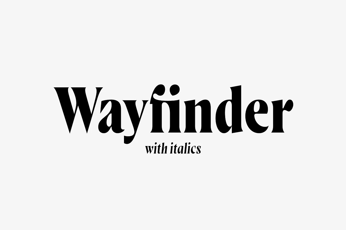 Wayfinder Serif Font