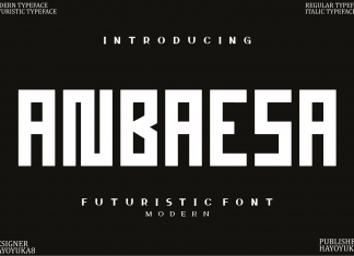 Anbaesa Display Font