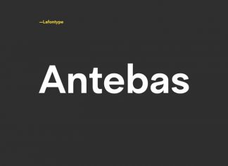 Antebas Sans Serif Font