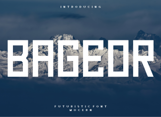 Bageor Display Font