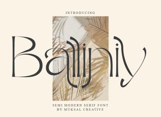 Balliniy Serif Font
