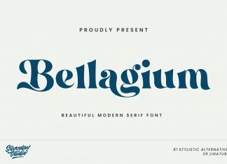 Bellagium Serif Font
