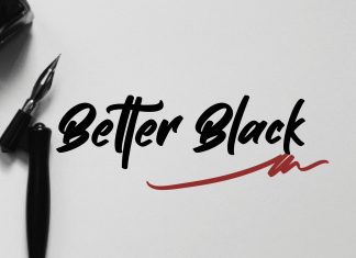 Better Black Script Font