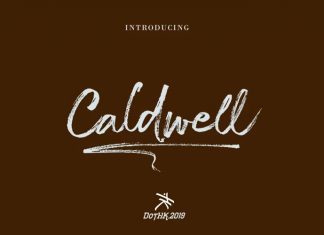 Caldwell Brush Font