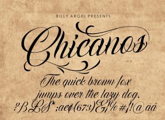 Chicanos Script Font