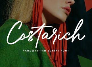 Costarich Handwritten Font