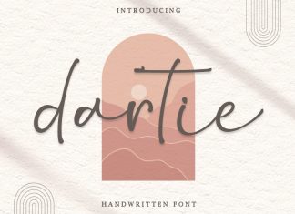 Dartie Handwritten Font