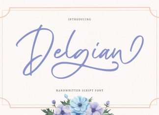 Delgian Handwritten Font