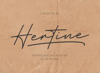 Hertine Handwritten Font