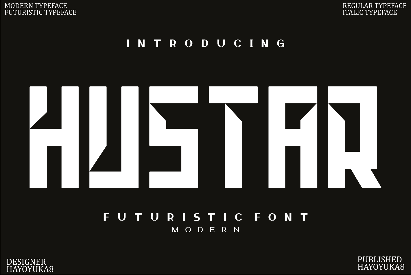 Hustar Display Font