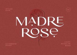 Madre Rose Sans Serif Font