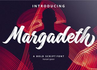 Margadeth Brush Font
