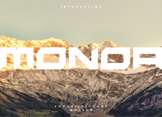 Monoa Display Font