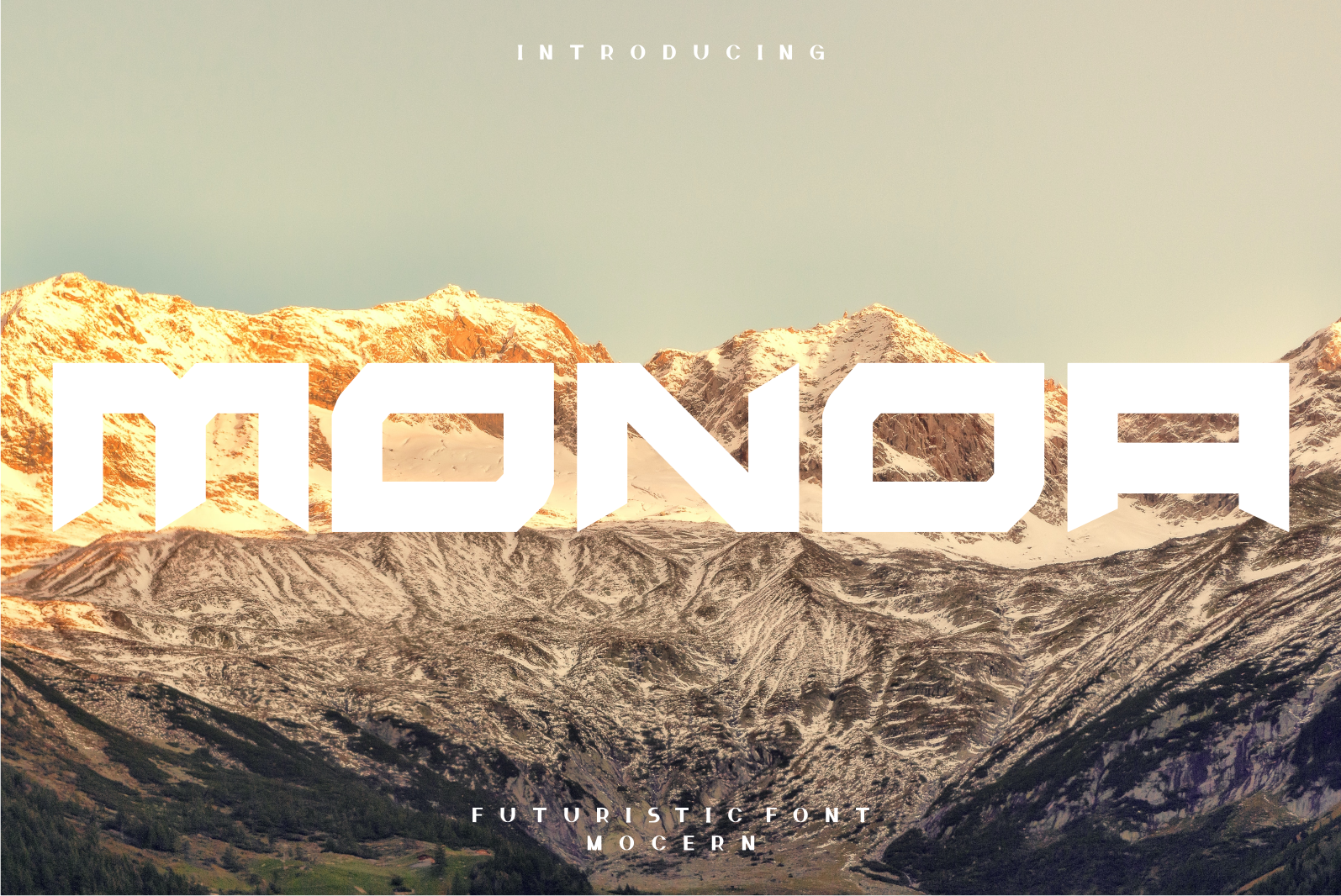 Monoa Display Font
