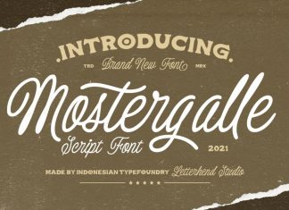 Mostergalle Script Font