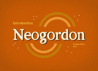 Neogordon Serif Font