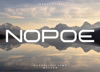Nopoe Display Font