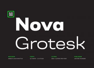 Nova Grotesk Sans Serif Font
