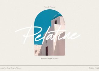 Pelatine Handwritten Font