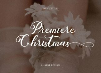 Premiere Christmas Calligraphy Font