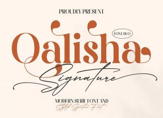 Qalisha Signature Font Duo
