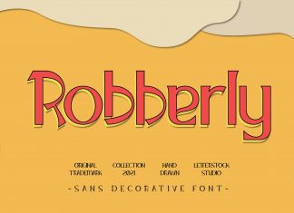 Robberly Display Font