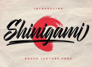 Shinigami Brush Font