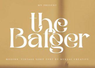 The Bafger Serif Font