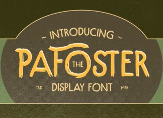 The Pafoster Display Font
