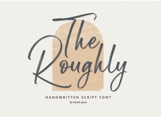The Roughly Brush Font