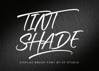 Tint Shade Script Font
