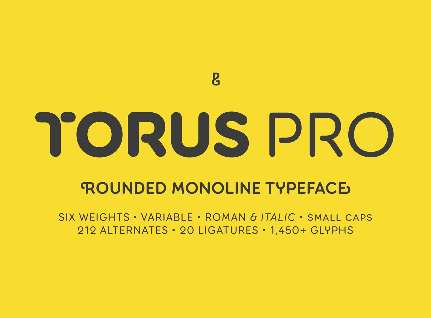 Torus Variations Font, Webfont & Desktop